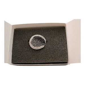 Lia Sophia Elegant Silver and black ring.
